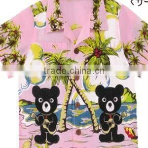 High Quality Digital Hawaii Printing Men Shirt Made in China