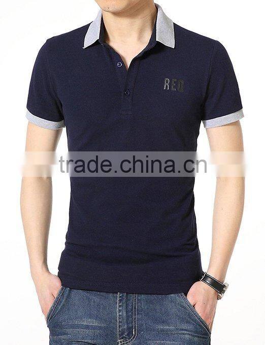 Mens Custom Logo Mesh Fabric Polo Shirt tshirt