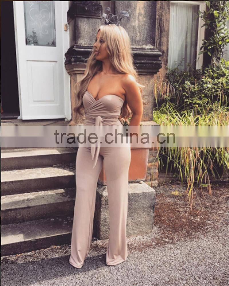 Runwaylover 010 Ladies 2017 Sexy Strapless Playsuits
