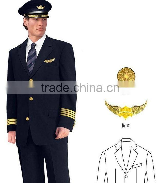 fashion airline stewardess uniform for women/men