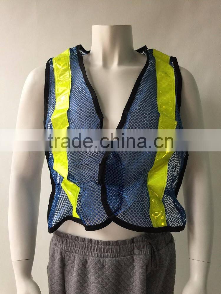 High quality vest mesh yellow safety vest for traffic