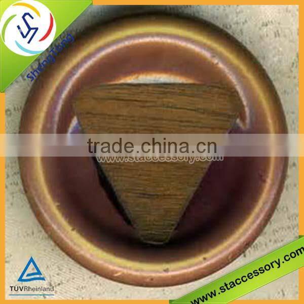 fancy coat wooden buttons