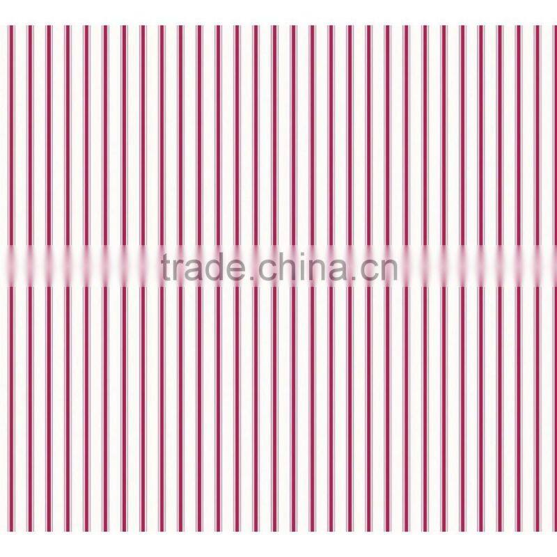 leftover stock T/C poplin stripe Shirt Fabric