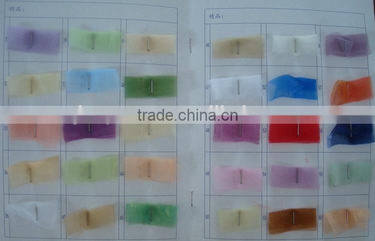 Cheap peach wedding organza sash for chairs