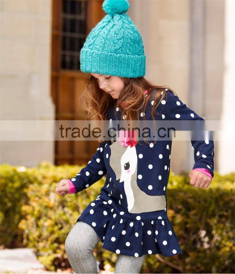 New design long sleeve breathable printed kids cartoon t-shirt