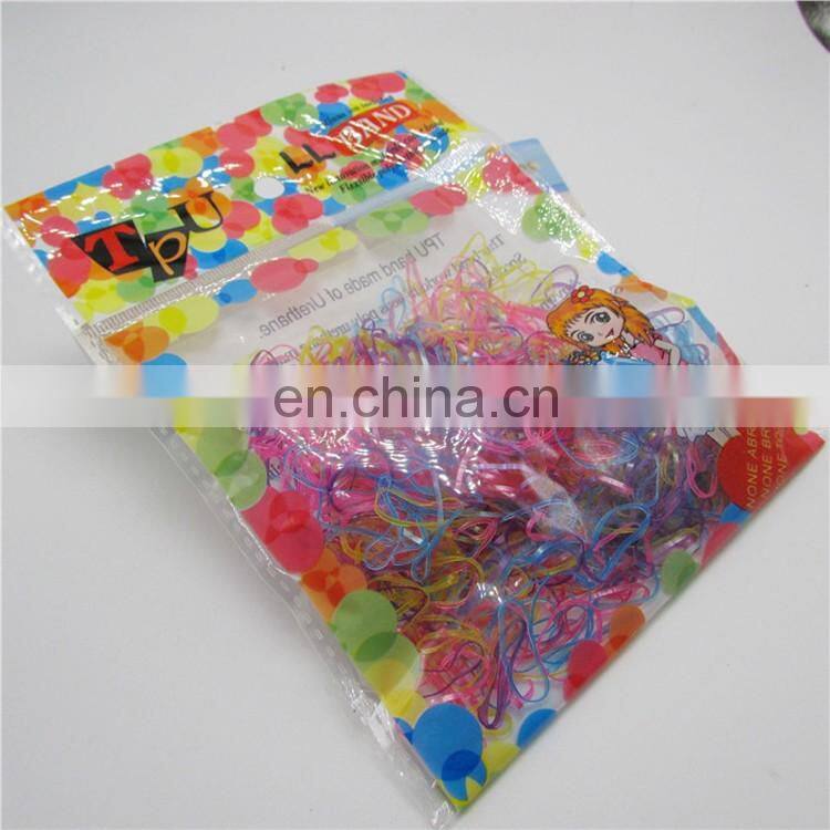 Soft Black Rubber Band For Ponytail Holder