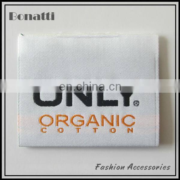 fashion brand woven label for garments