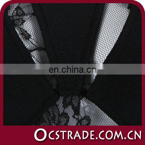 2014 Elegant new custom lace short long party dress