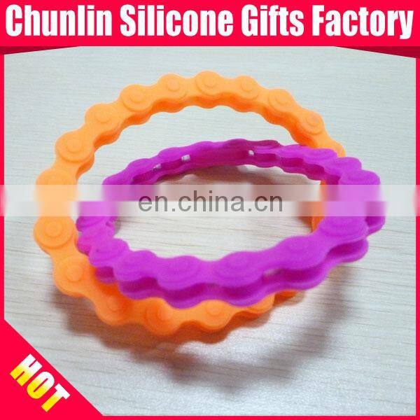 Newest and Personalized Silicone Chain Bracelet
