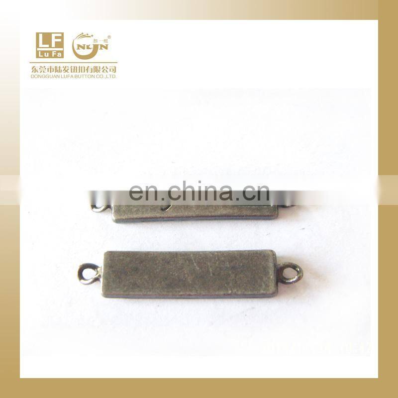 clothing LOGO badge in black nickle color