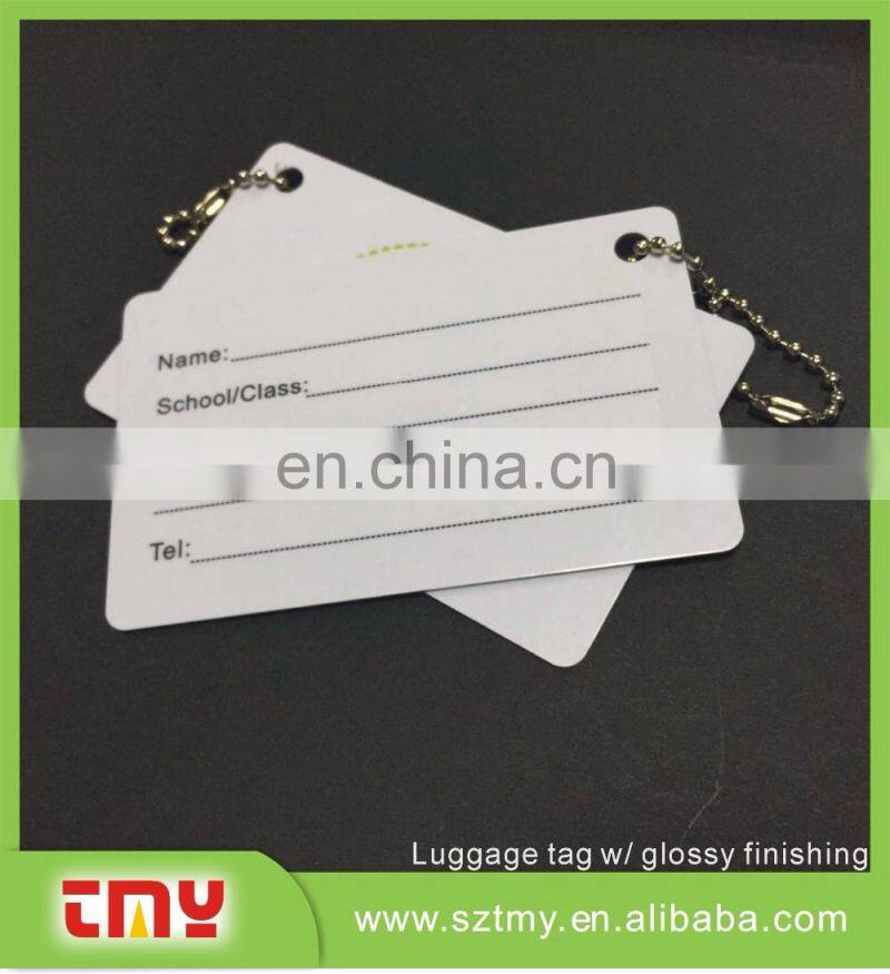 OEM Custom Fashion Design Colorful PVC Luggage Tag