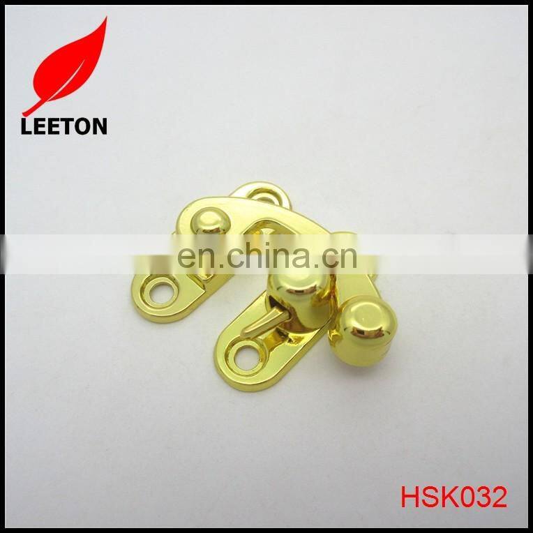 Factory supply shing gold metal jewelry box lock
