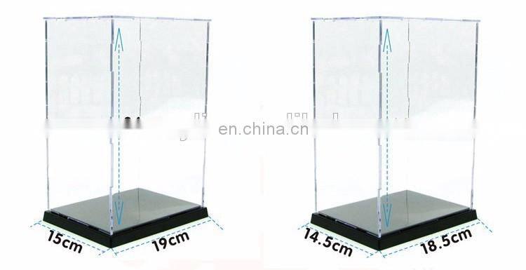 Dismountable acrylic model display box with saving freight