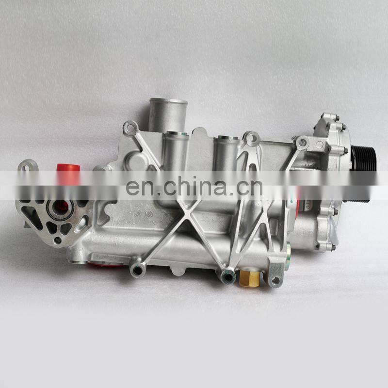 Engine Parts Oil Cooler Assembly With Water Pump 3691941 For Foton ISG Engine