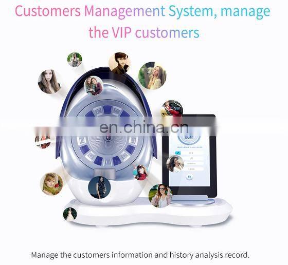 Newest Multi-languages Auto-analysis 10 Mega Pixels Beauty Skin Moisture Analyzer