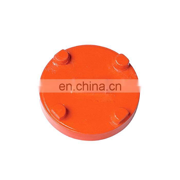 FM Approved ANSI 3'' ductile cast iron grooved fittings end cap price