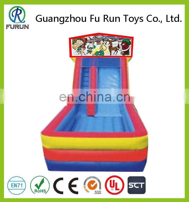 Happy on water inflatable slide for children