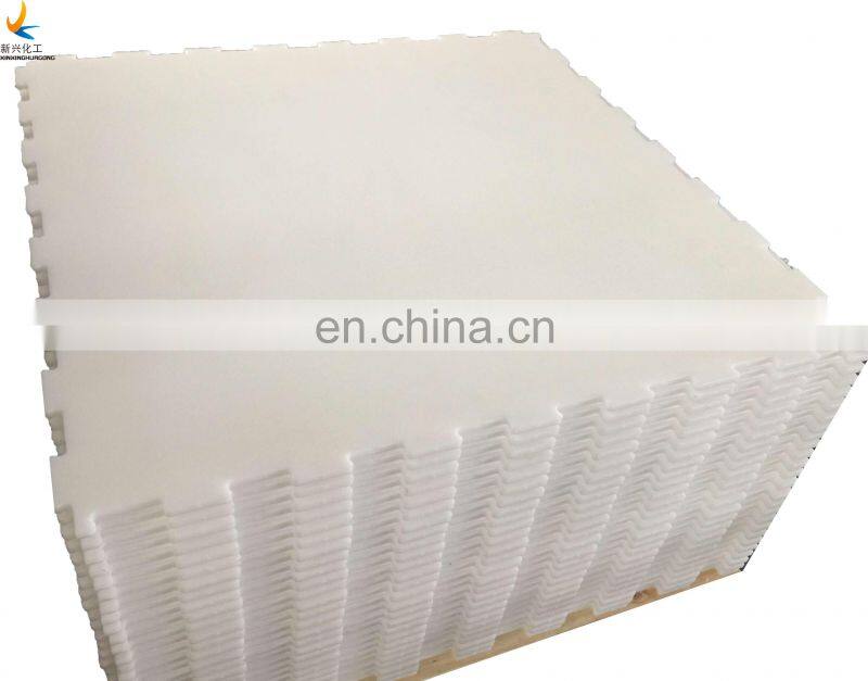 20*30m square meters good quality synthetic ice hockey shooting rink skating sheet / fence / barrier