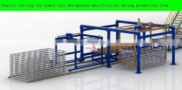 China foam glass board making machine mgo decorating board making equipment