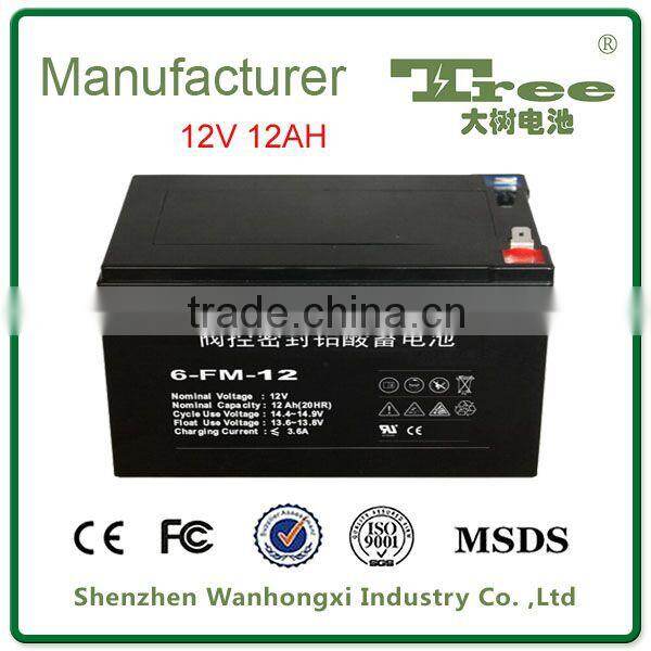 manufacturer Long Life Valve Regulated Sealed Lead Acid Battery UPS Battery 12V 26AH
