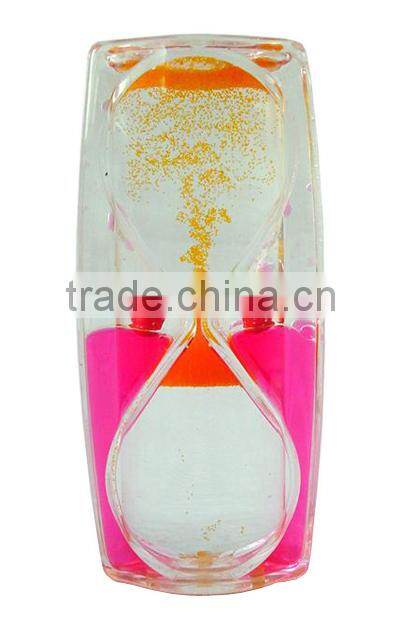 Mini Custom Shaped Sand Timer, Liquid Oil Hourglass