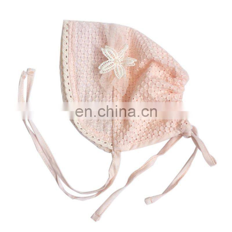 Sweet Lovely Cute Princess Children Kids Girls Baby Hat Beanie Pink New Lace Floral Caps