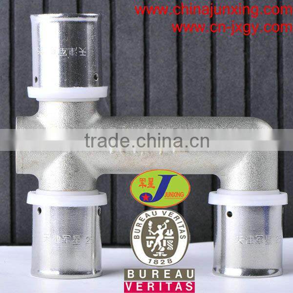 crimp fittings for pex-al-pex pipe brass fitting ball valve fittings press fitting