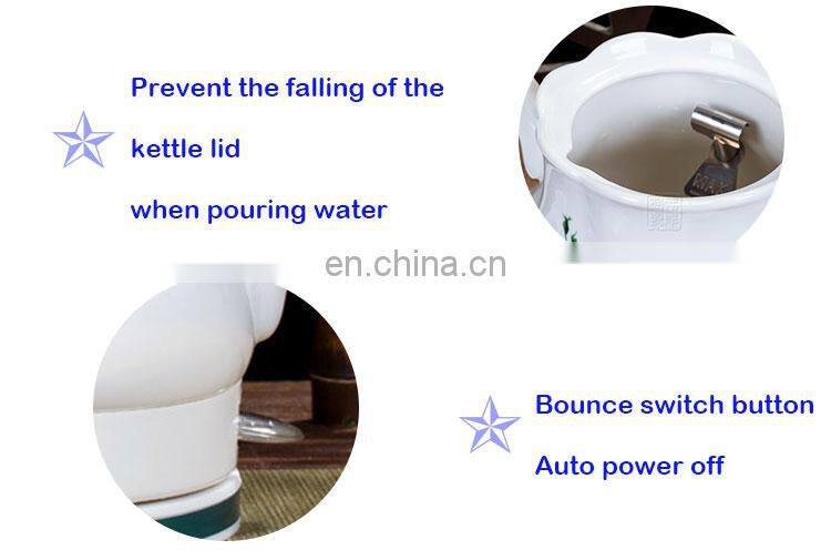 Rose veins 1.5L ceramic electrical tea kettle