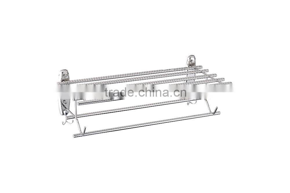 WESDA Houseware good quality stainless steel and glass bathroom shelf
