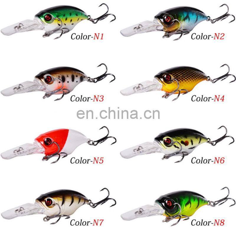 Amazon 78mm 11.6g Wholesale Factory Make Fishing Plastic Fish Bait Japanese Style Hard Crankbait Lures