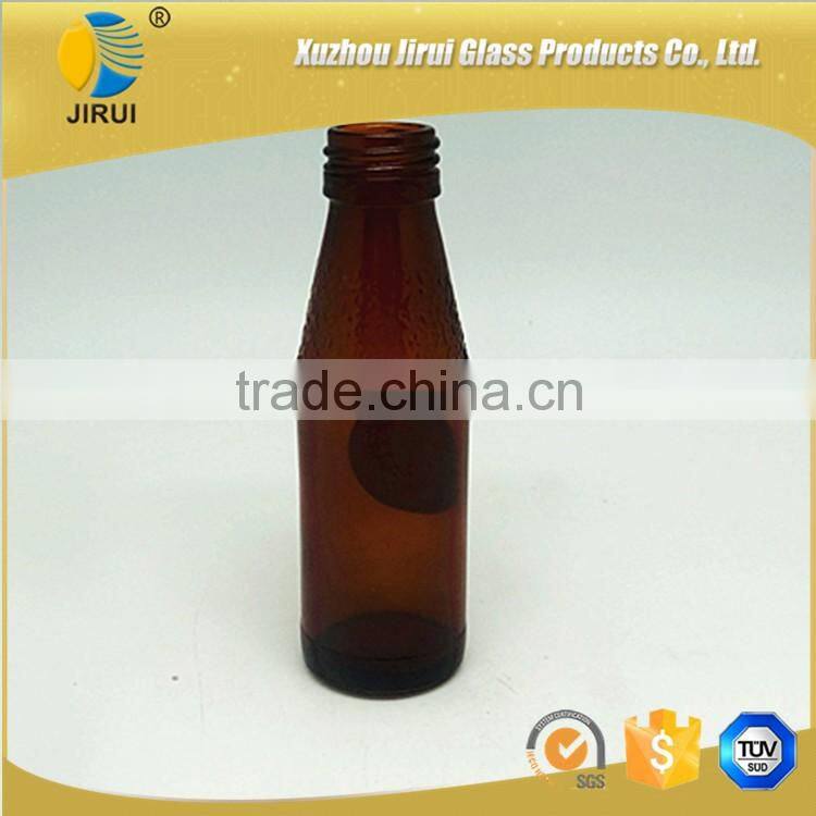 100ml amber cough syrup glass bottle