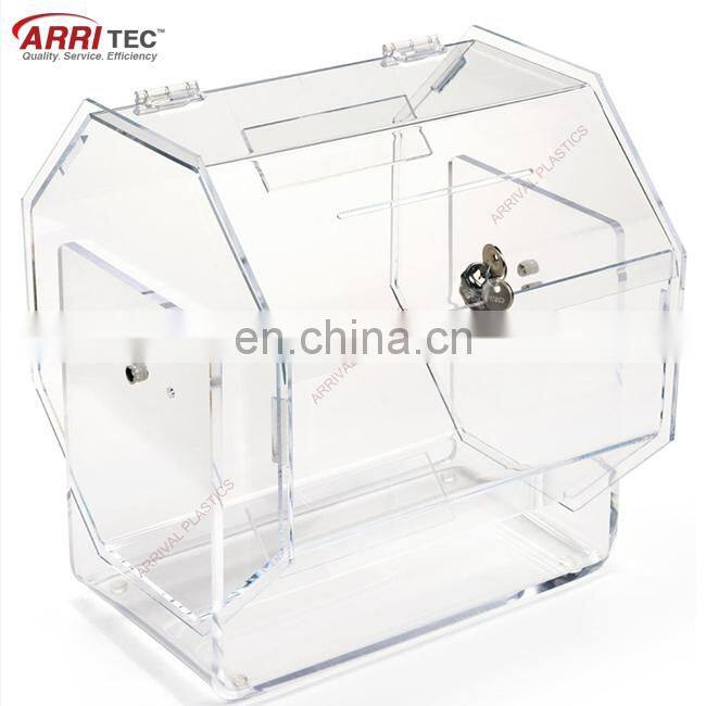 Wholesale Acrylic Raffle Ticket Drum Raffle Box