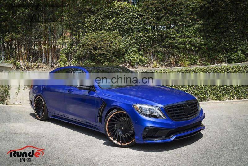 RUNDE W222 WD Style Car Bumper Car Full Body Kit For 2014-2017 Mercedes S-Class W222