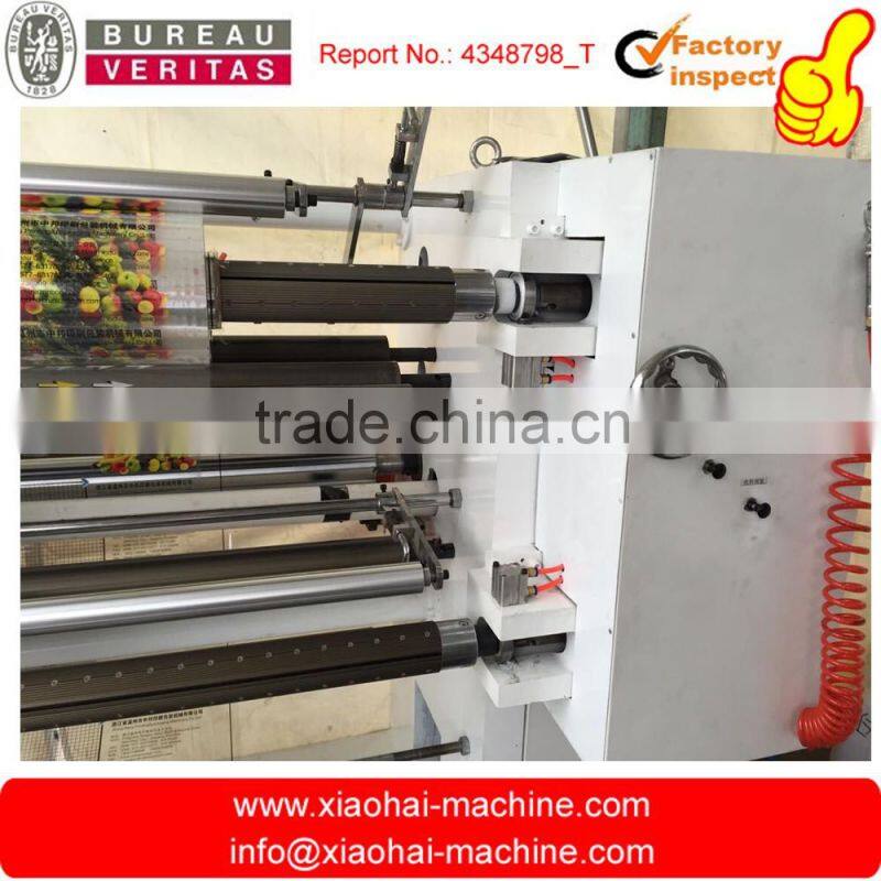 LFQ vertical type Automatic plastic PVC PET BOPP film Paper Roll slitting and rewinding machine with flat knife