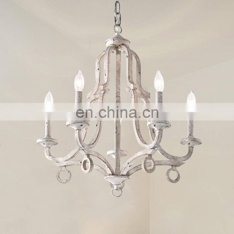American country living room dining room chandelier clothing store coffee shop decorative lamps