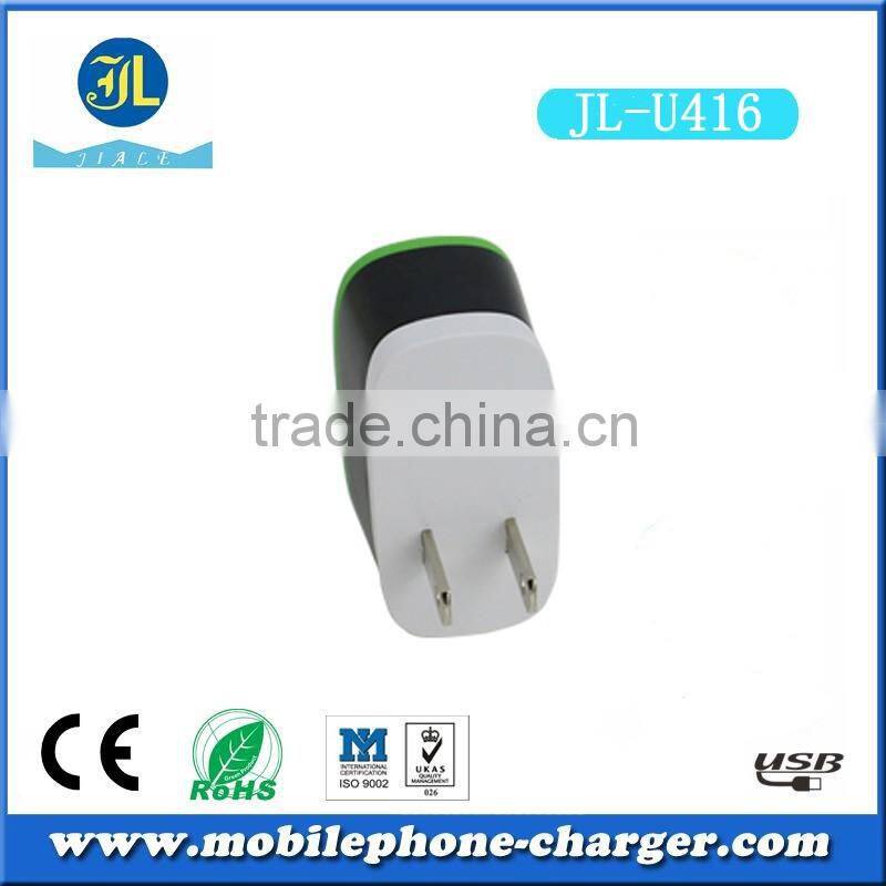 USB Wall charger 5v 1000mA 2 USB Charger Ports 2.1A smartphone