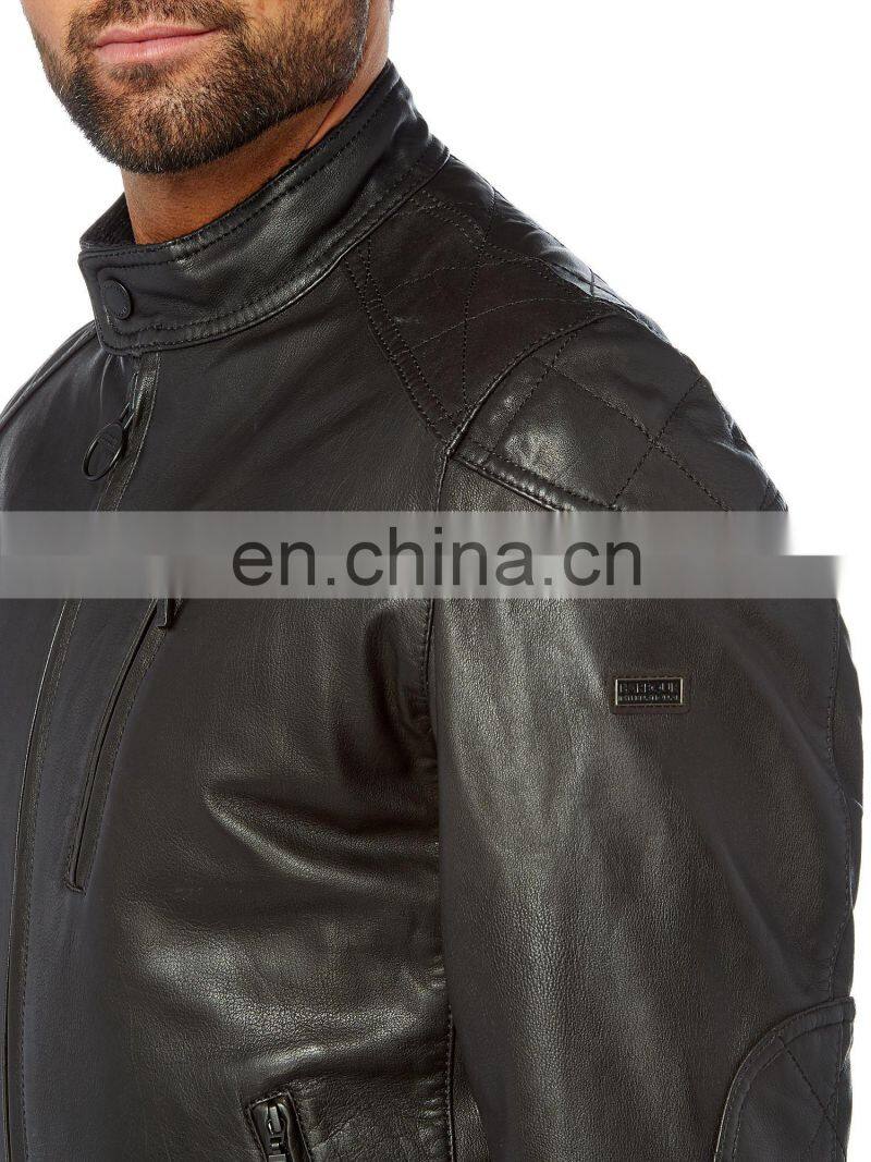 high quality sheep leather fashion jacket men