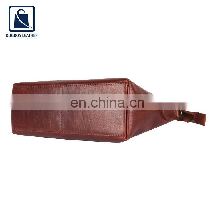 Anthracite Fitting Stylish Look Women Genuine Leather Handbag from Reputed Exporter