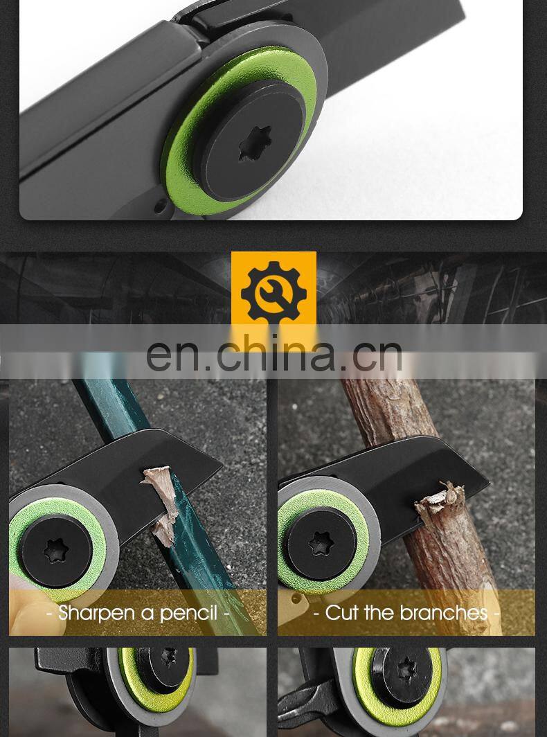 Outdoor Multi-Function EDC Tools Mini Key Chain Screwdriver Portable Lanyard Tools Gift Customized