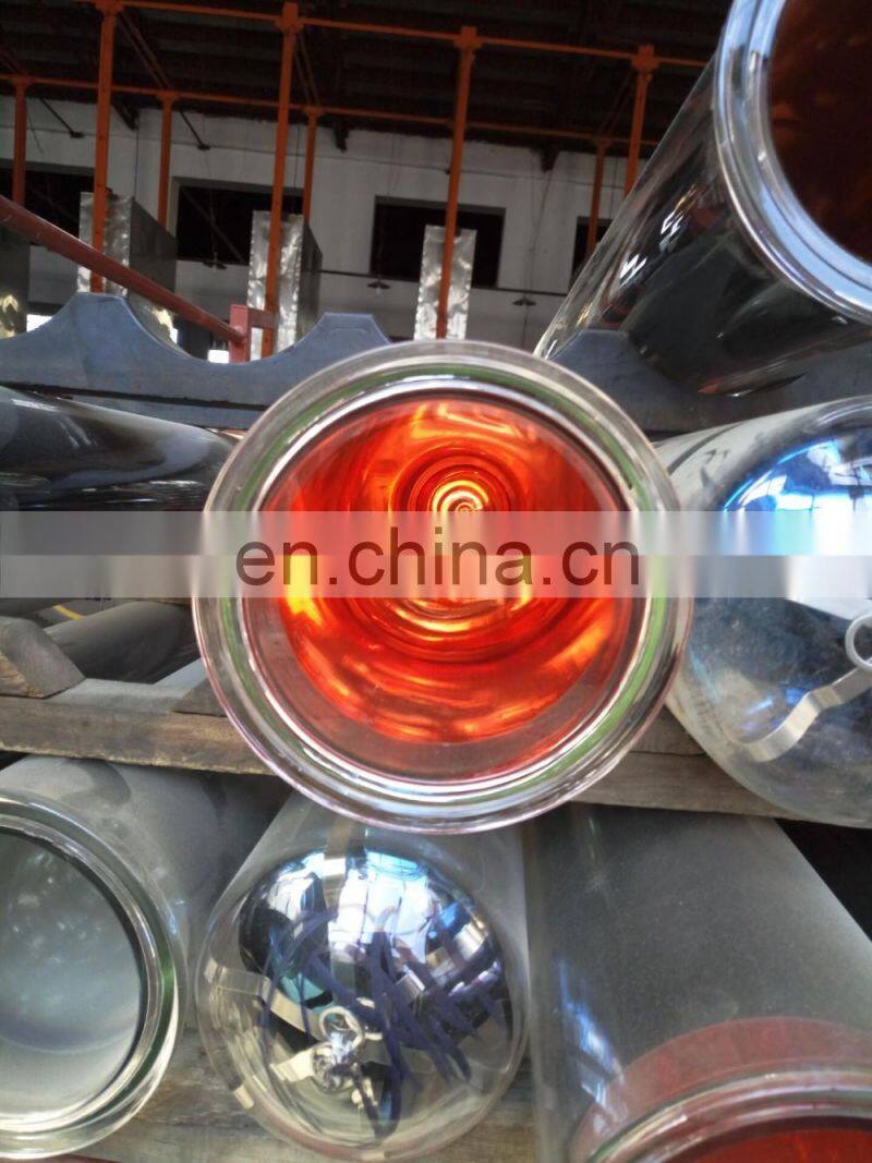 Three target large diameter solar vacuum tube for solar cooker