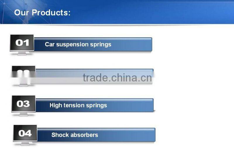 Experienced Design stainless steel shock absorber spring For FOCUS