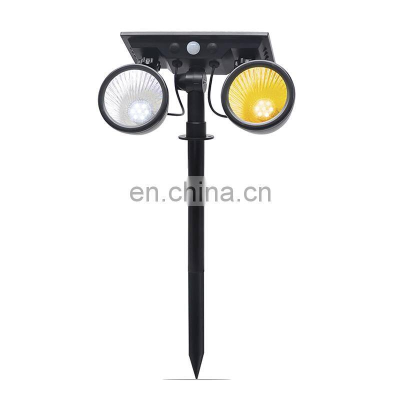 SOLAR LIGHT Solar Spotlights, 2-in-1 LED Landscape Solar Lights, 180 degree Adjustable Waterproof Outdoor Security