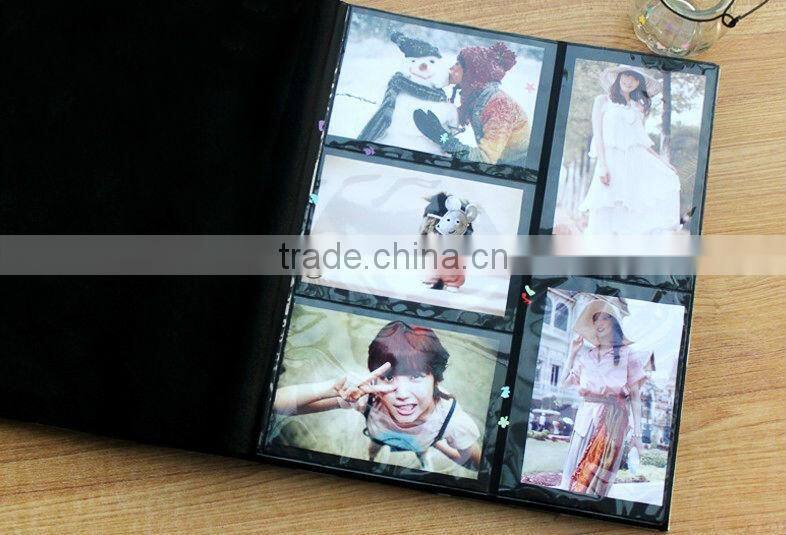 Leather photo album 4D 200 sheet 6 inch photo album