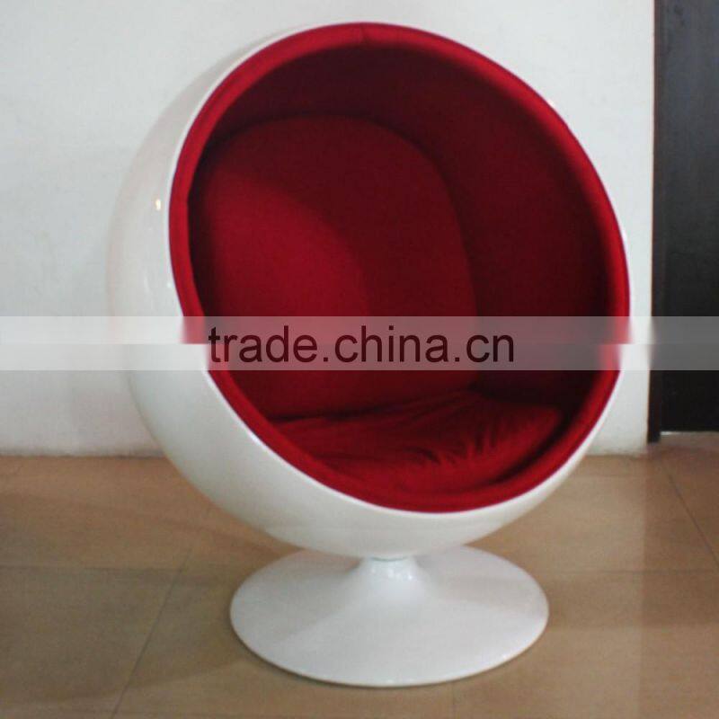 Master home furniture famous designer fiberglass Ball Chair replica
