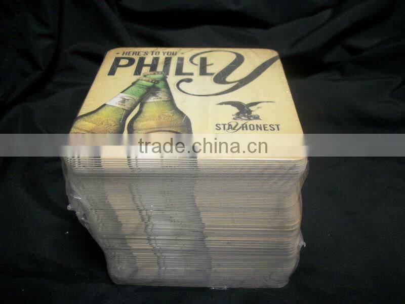 Silicone coaster, custom rubber cardboard coaster, 2D/ 3D paper coasters for beer
