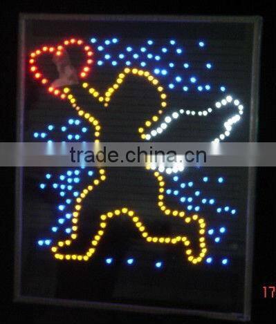 Laminated Glass wiht lights /waterproof transparent led display glass for exhibitions