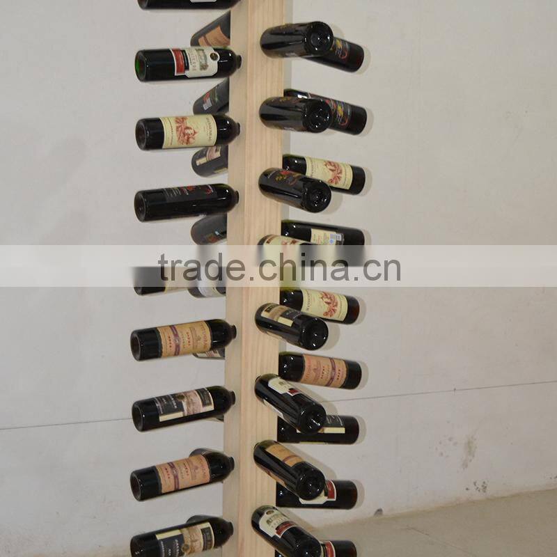 Wooden Wine display rack for promotion,wine racks with glass holders