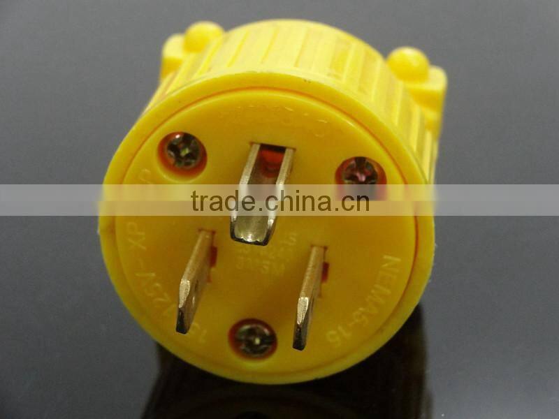 UL Listed Great Usage for industry NEMA 5-15 Plug American standard plug/NEMA 5-15P/US straight plug