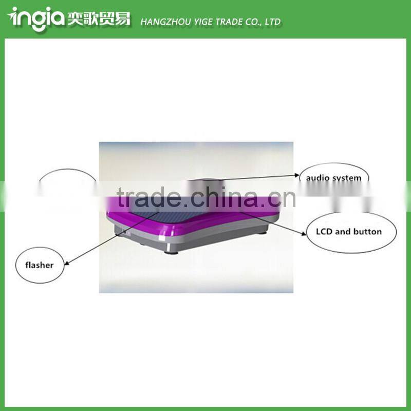 Dual-motor Compact Vibrating Foot Massaging Plate Body Shaker Fit Massage Vibration Plate