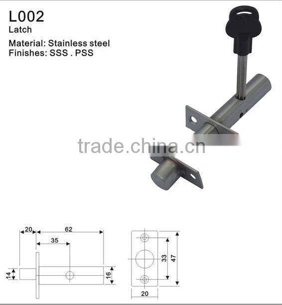 Security door bolt,window lock,rackbolt with key,security bolt